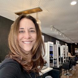 Him  Her Salon & Hair Restoration - cut and blowout by Marian