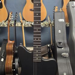 JRR Shop - Tone Bakery Jazzbird M in Satin Black. EMG 81TW, Roasted Maple neck, rosewood fretboard, Gotoh Vintage Locking Tuners, bone nut.