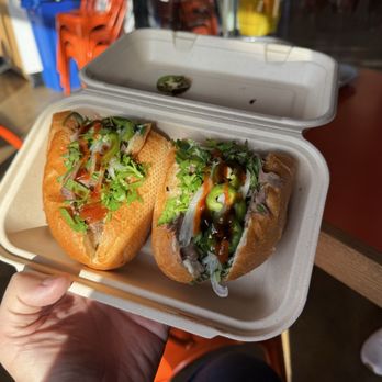 Fatty Mart - Wagyu beef banh mi with pho dip - Sandwiches Near Me - Los Angeles, California Fatty Mart - Wagyu beef banh mi with pho dip - Sandwiches Near Me - Los Angeles, California