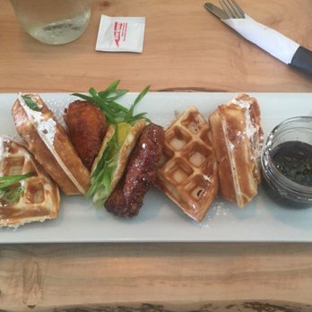 Cilantro and Chive - Chicken and waffles. - Steakhouses Near Me - Lacombe, Alberta