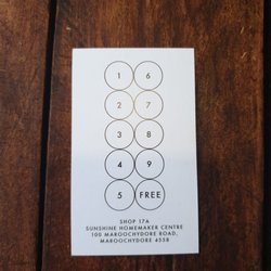 The Nines - Loyalty Card