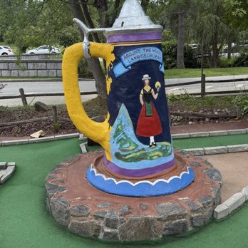 Around the World Golf - Germany, beer stein - Mini Golf Near Me - Lake George, New York