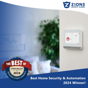 Zions Security Alarms - We are proud to have been chosen as the Best Home Security and Automation company of Utah Valley.
Thank you! - Security Systems Near Me - Lehi, Utah Zions Security Alarms - We are proud to have been chosen as the Best Home Security and Automation company of Utah Valley.
Thank you! - Security Systems Near Me - Lehi, Utah