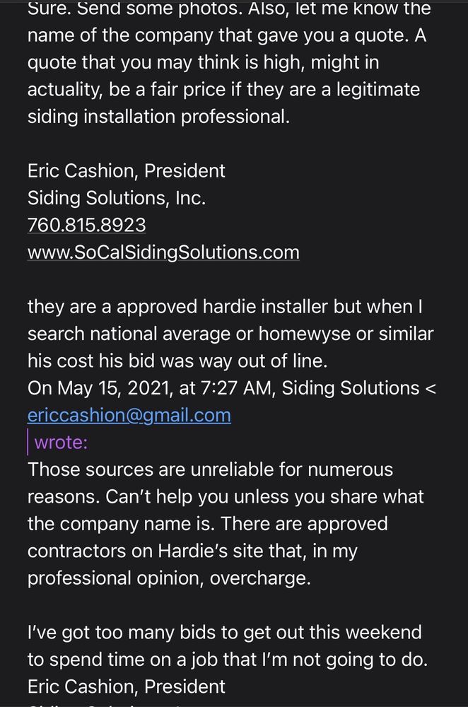 Slide of Siding Solutions