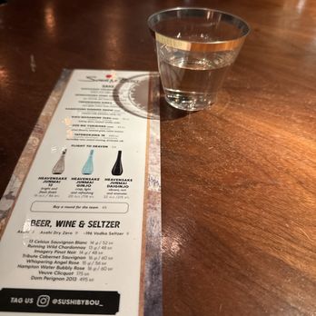 Sushi by Bou - Drinking.. time lol - Sushi Bars Near Me - New York, New York Sushi by Bou - Drinking.. time lol - Sushi Bars Near Me - New York, New York