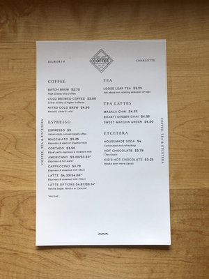 Menu photo 7 Not Just Coffee - Dilworth Charlotte, NC Menu photo 7 Not Just Coffee - Dilworth Charlotte, NC