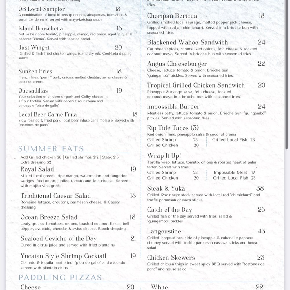 Ocean Breeze - Menu - Mediterranean Near Me - Carolina, Puerto Rico Ocean Breeze - Menu - Mediterranean Near Me - Carolina, Puerto Rico