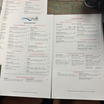 El Rincon Criollo - Menu as of Feb 2025 - Cuban Near Me - Playa Del Rey, California