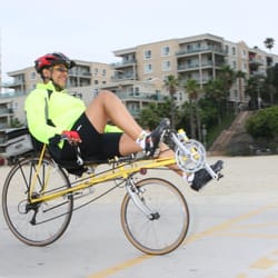 Riding my recumbent