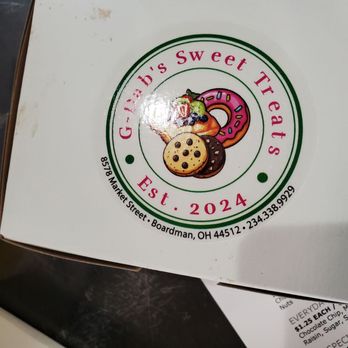 G Dab's Sweet Treats - Box logo - Bakeries Near Me - Boardman, Ohio G Dab's Sweet Treats - Box logo - Bakeries Near Me - Boardman, Ohio