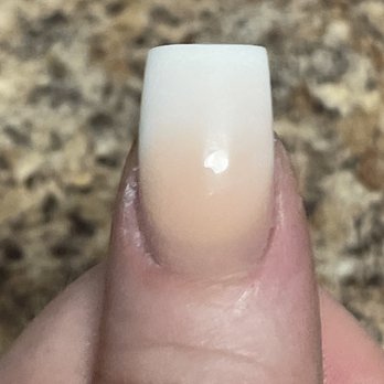 iNails Alpharetta - Once again, from today. I will end up paying for another full set because this looks like a toddler did them!! - Nail Salons Near Me - Alpharetta, Georgia