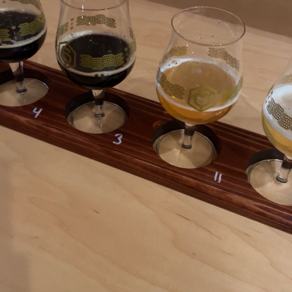 Garth's Brew Bar - Flight of beer -$14 - Beer Bar Near Me - Madison, Wisconsin
