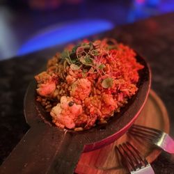 Zanzi Bar Cuisine & Lounge - Shrimp Jollof Rice