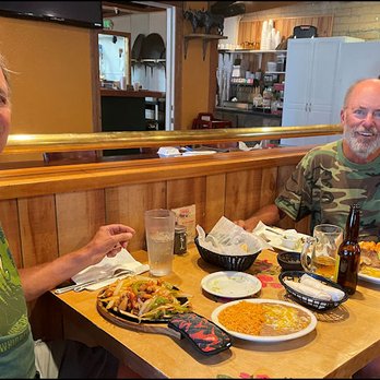 Don Rubens Restaurant - Michael and I are ready to enjoy our delicious dinner at Don Ruben's Mexican Restaurant, located in Mariposa, CA. - Mexican Near Me - Mariposa, California