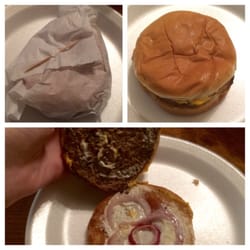 Hightower Tastee Freeze - Bacon cheeseburger with mayo and onion