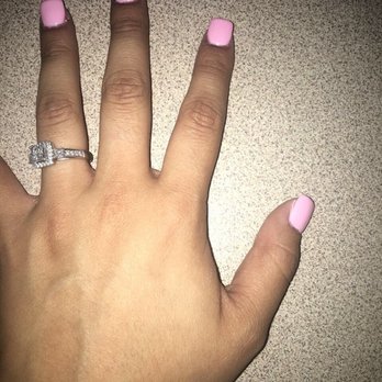 Bella Nails & Spa - As you can tell the excess nail polish was not removed and I was cut multiple times. - Nail Salons Near Me - Tucson, Arizona