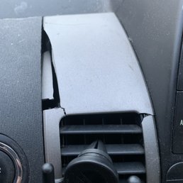 Visible damage caused by technicians during repairs that Lustine refuses to fully compensate for. Visible damage caused by technicians during repairs that Lustine refuses to fully compensate for.