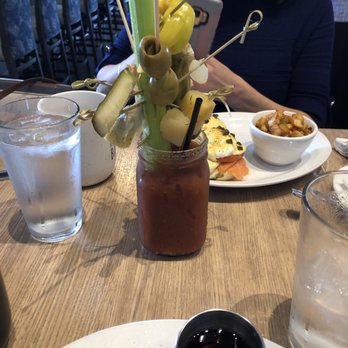 Hash Kitchen - A bloody Mary from the bloody Mary bar - Breakfast & Brunch Near Me - Chandler, Arizona