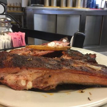 Red Dome Smokehouse - a plate of ribs - Steakhouses Near Me - Quitman, Texas