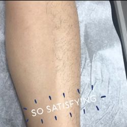 The Waxing Parlor - Half waxed