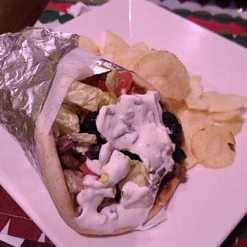 BeanRunner Cafe - Gyro [slightly unconventional as it has olives and feta in it] -quite good- - Jazz & Blues Near Me - Peekskill, New York