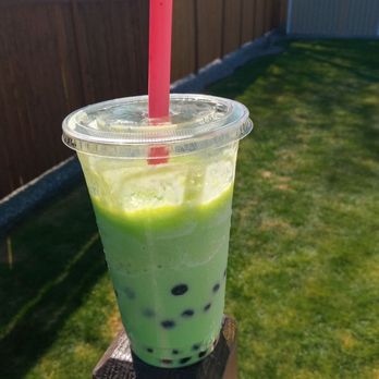 Teriyaki secret - Honeydew bubble tea - Asian Fusion Near Me - Blaine, Washington