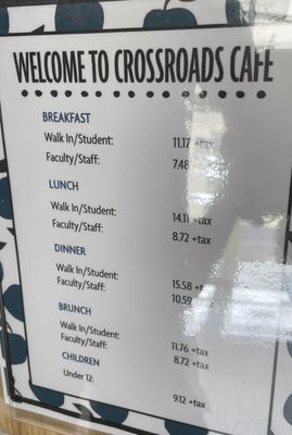 Menu photo 1 Crossroads Cafe Rocklin, CA