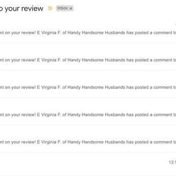 Handy Handsome Husbands - The number of times Stone and Virginia edited their comment, which originally included a threat. - Handyman Near Me Handy Handsome Husbands - The number of times Stone and Virginia edited their comment, which originally included a threat. - Handyman Near Me