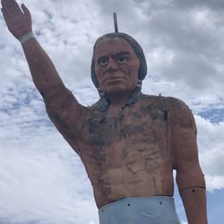 Mohawk Indian Statue