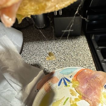 Jersey Mike's Subs - Long hair looking like a spider web. Ugh. - Fast Food Near Me - Brighton, Massachusetts