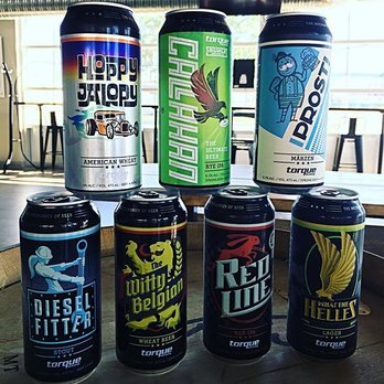 Torque Brewing - a variety of cans of beer - Breweries Near Me - Winnipeg, Manitoba