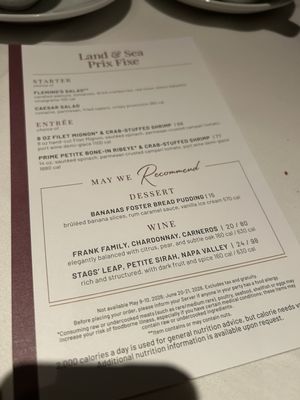 Menu photo 1 Fleming’s Prime Steakhouse & Wine Bar Memphis, TN