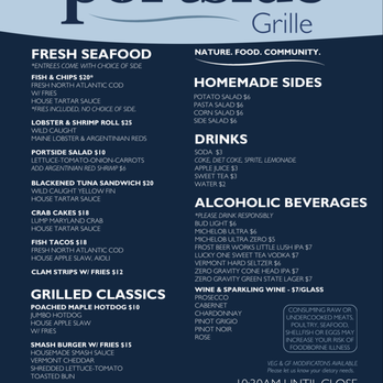 Portside Grille - Portside Menu - English - Seafood Near Me - Newport, Vermont Portside Grille - Portside Menu - English - Seafood Near Me - Newport, Vermont