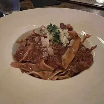 Bricco - Pappardelle Al C with red wine braised wild boar - Italian Near Me - Boston, Massachusetts Bricco - Pappardelle Al C with red wine braised wild boar - Italian Near Me - Boston, Massachusetts