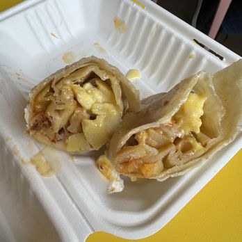 Voyager Craft Coffee - Breakfast Burrito (sorry the picture is not that great - person I was sharing with was anxious to dig in!! ) - Coffee & Tea Near Me - San Jose, California Voyager Craft Coffee - Breakfast Burrito (sorry the picture is not that great - person I was sharing with was anxious to dig in!! ) - Coffee & Tea Near Me - San Jose, California