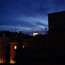Hotel Arcangelo - View of St. Peter's  basilica from the roof top of the hotel