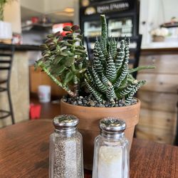 Linda Patria Restaurant - 5/7/25 FYI. Table condiments