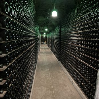 Schramsberg Vineyards - Stacks of full champagne bottles - Wineries Near Me - Calistoga, California Schramsberg Vineyards - Stacks of full champagne bottles - Wineries Near Me - Calistoga, California