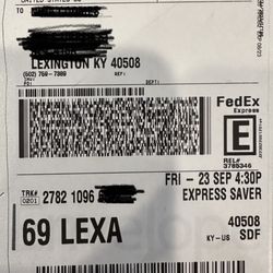FedEx Office Print & Ship Center - FedEx Label