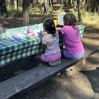 Fallen Leaf Campground - Site #200 (Yurt) - Picnic table - Campgrounds Near Me - South Lake Tahoe, California