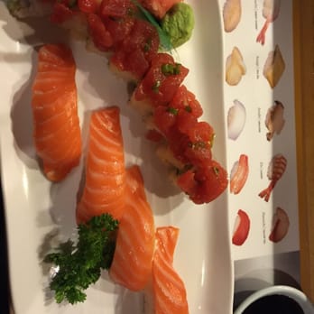 Edo Japanese Restaurant - Red Bull roll & salmon sushi 9/10 - Japanese Near Me - Crest Hill, Illinois Edo Japanese Restaurant - Red Bull roll & salmon sushi 9/10 - Japanese Near Me - Crest Hill, Illinois