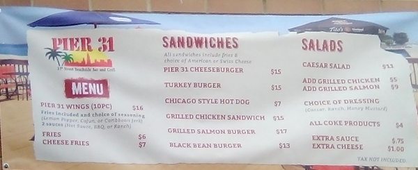 Menu photo 2 Pier 31 Chicago, IL Menu photo 2 Pier 31 Chicago, IL