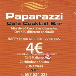 Café Cocktail Bar Paparazzi