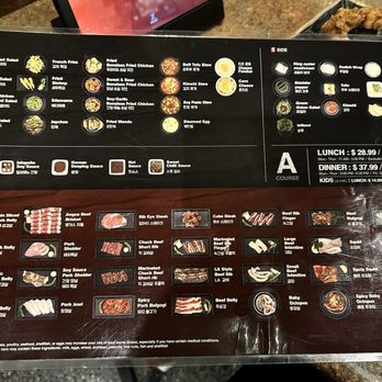 Ohgane - Menu - Korean Near Me - Concord, California