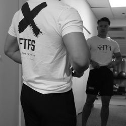 R. W. Training Facility - Mirrors all over the place to track your pump.