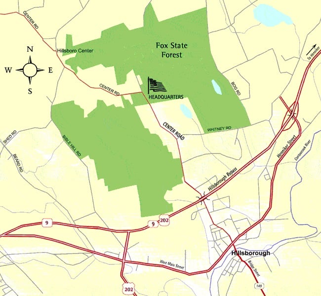 Social spots from Fox State Forest