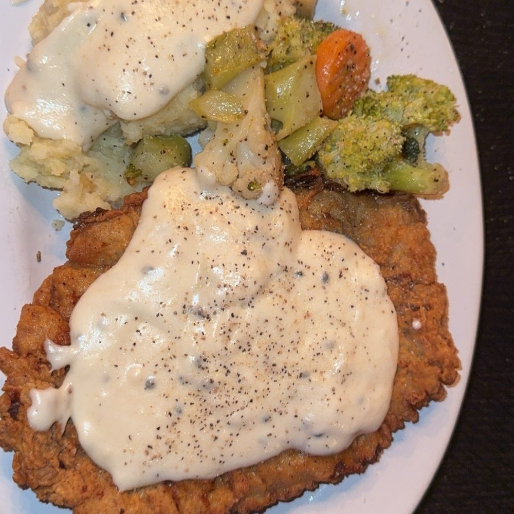 Corsicana Opry - Chicken fried steak mashed potatoes and steamed vegetables - Venues & Event Spaces Near Me - Corsicana, Texas Corsicana Opry - Chicken fried steak mashed potatoes and steamed vegetables - Venues & Event Spaces Near Me - Corsicana, Texas