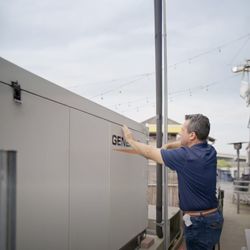 MM Home Service - Servicing a business Generator