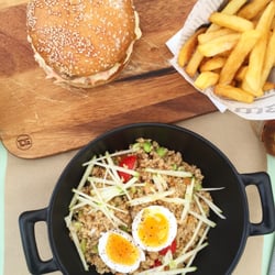 Piccolo Caffe - Salade de boulgour + pulled pork