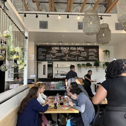 Long Beach Fish Grill - Indoor seating
